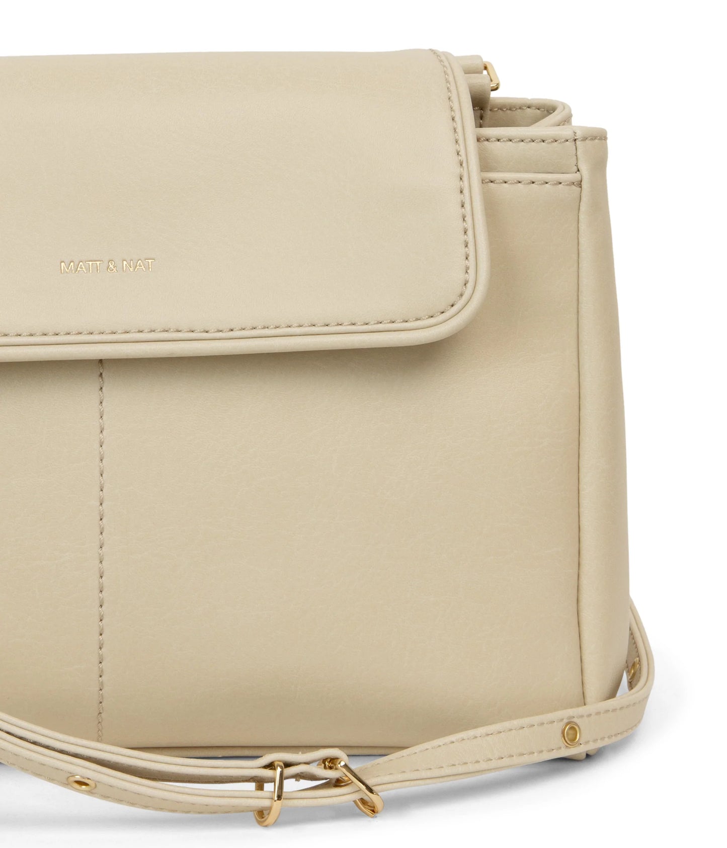 Matt & Nat Samoa Crossbody Bag - Vintage Vanilla, Vegan Leather