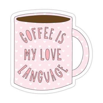Vinyl Sticker - Coffee Love Language