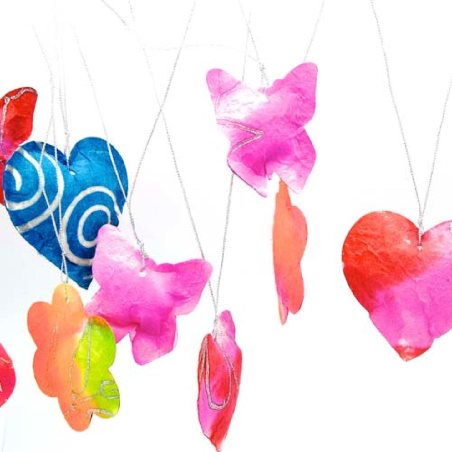 Handmade Paper Garland | Spring, Made in Thailand, 9' Long
