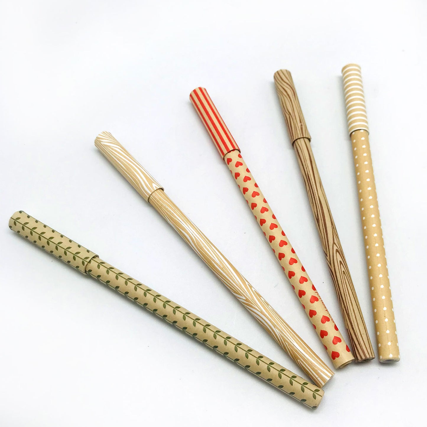 Recycled Paper Pens, Medium Point, Black Ink | Multi Colour