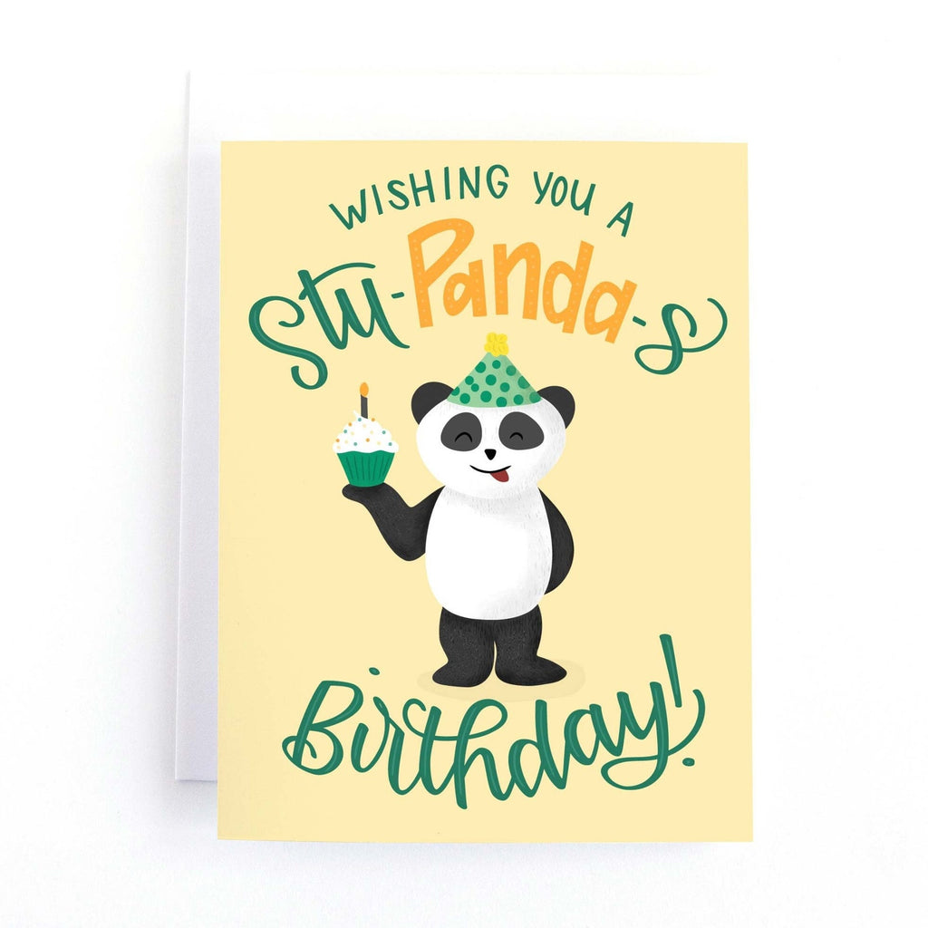 Pedaller Designs Birthday Card | Stu-Panda, Made in Canada