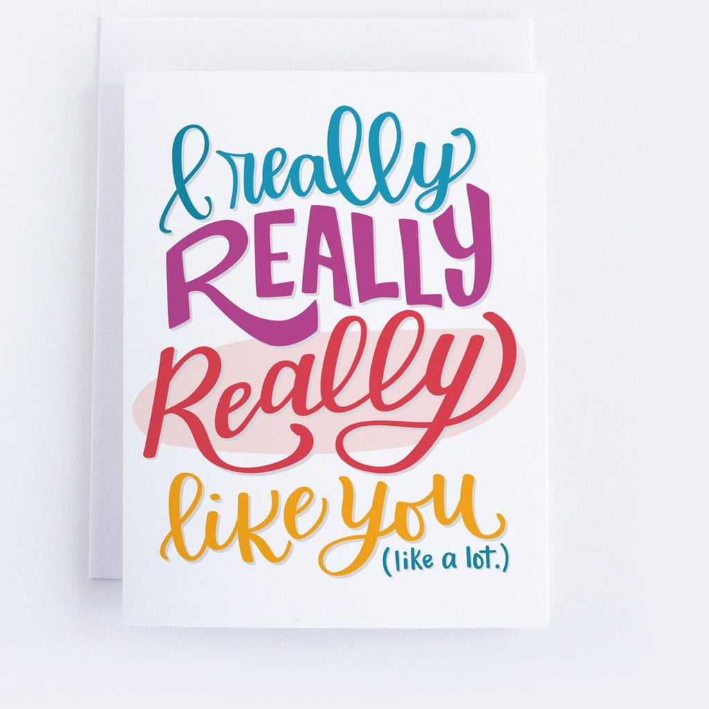 Pedaller Designs Love Card | Really Like You, Designed in Canada