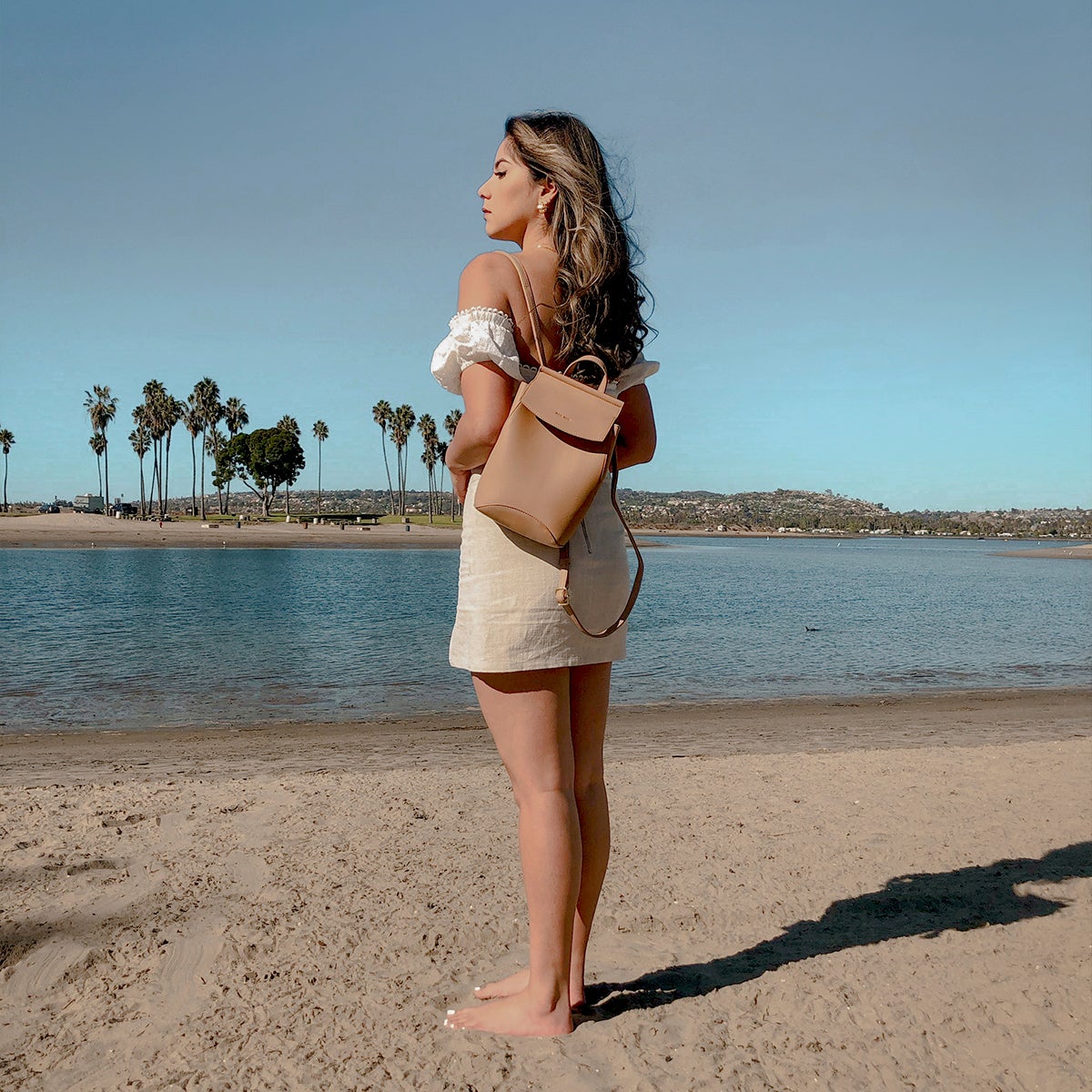 Kim Mini Backpack - Mineral Blue
