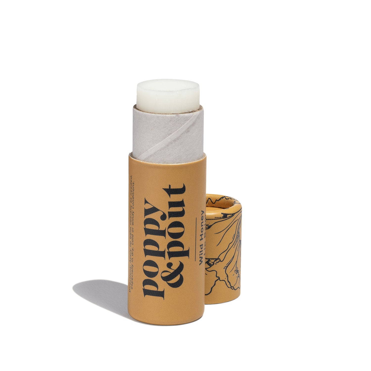 Poppy & Pout Lip Balm | Wild Honey, Natural, Cruelty-Free, Eco-Friendly