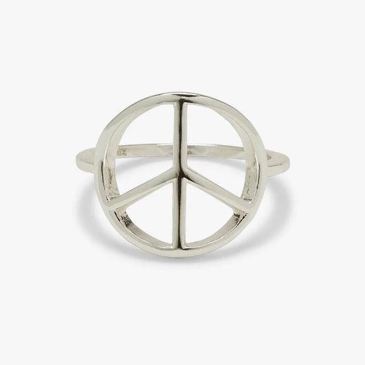 Pura Vida Peace Ring | Silver, Handmade in Costa Rica