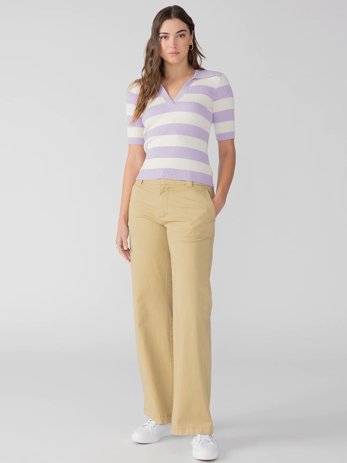 Sanctuary Midtown Trouser | True Khaki, Designed in USA
