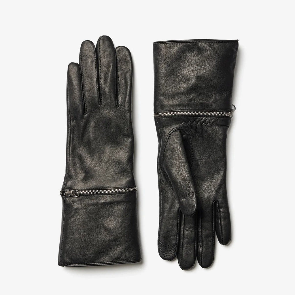 Soia & Kyo Demy Leather Gloves - Black, Designed in Canada