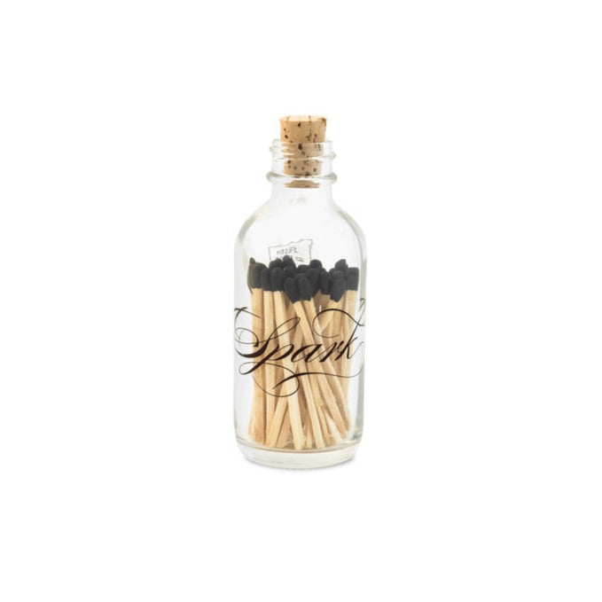 Skeem Design Match Bottle Calligraphy Mini | Made by Hand, 40 Matches