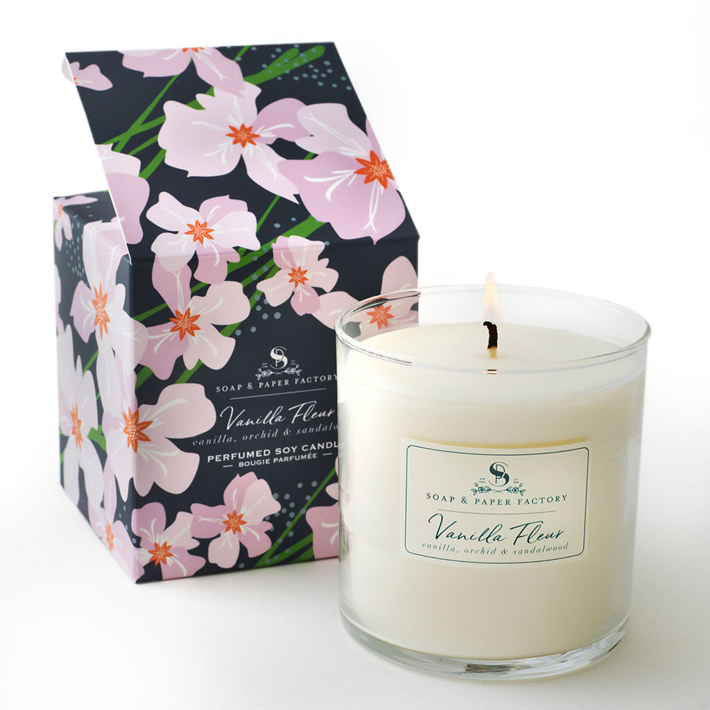 Soap & Paper Factory Soy Candle | Vanilla Fleur