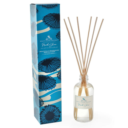 Soap & Paper Factory Reed Diffuser | North Shore, Designed in the USA