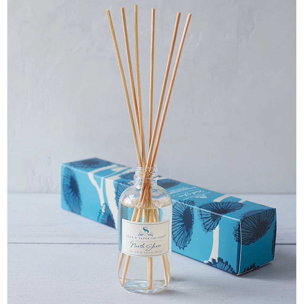 Soap & Paper Factory Reed Diffuser | North Shore, Designed in the USA