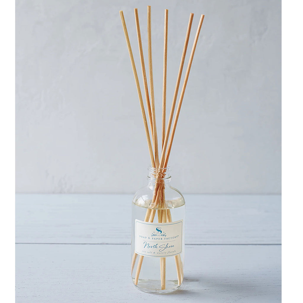 Soap & Paper Factory Reed Diffuser | North Shore, Designed in the USA