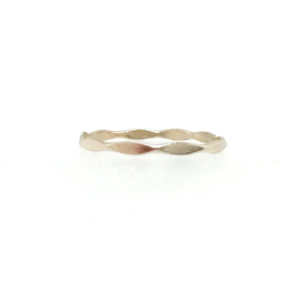 Twang and Pearl Sterling Stacking Rings | Harlequin, Made in India