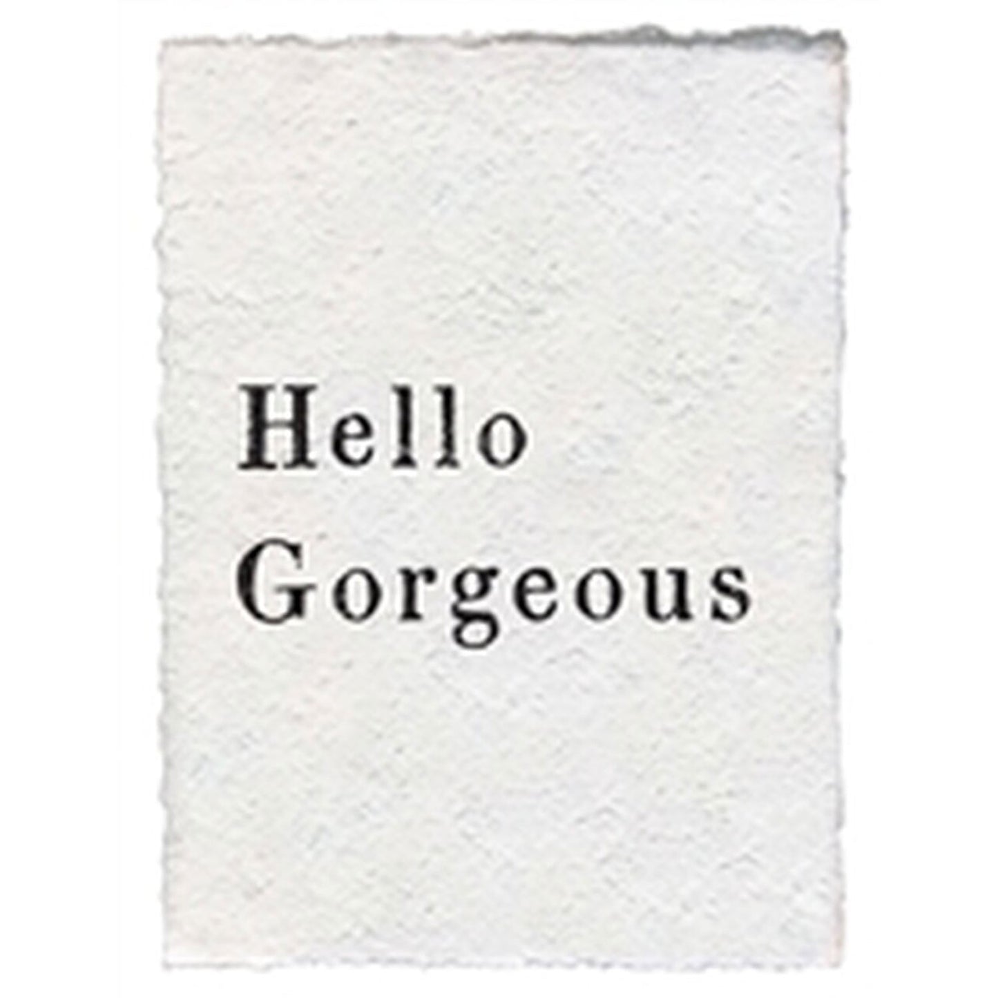 Sugarboo Paper Print Hello Gorgeous at Twang and Pearl