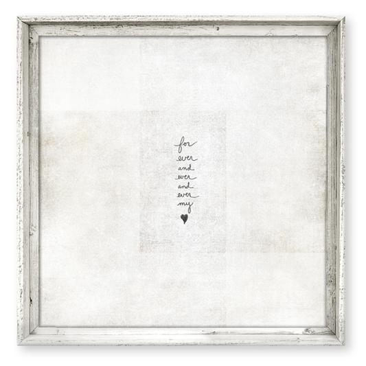 Sweet Gumball Large Framed Square Art Block For Ever | Made in the USA