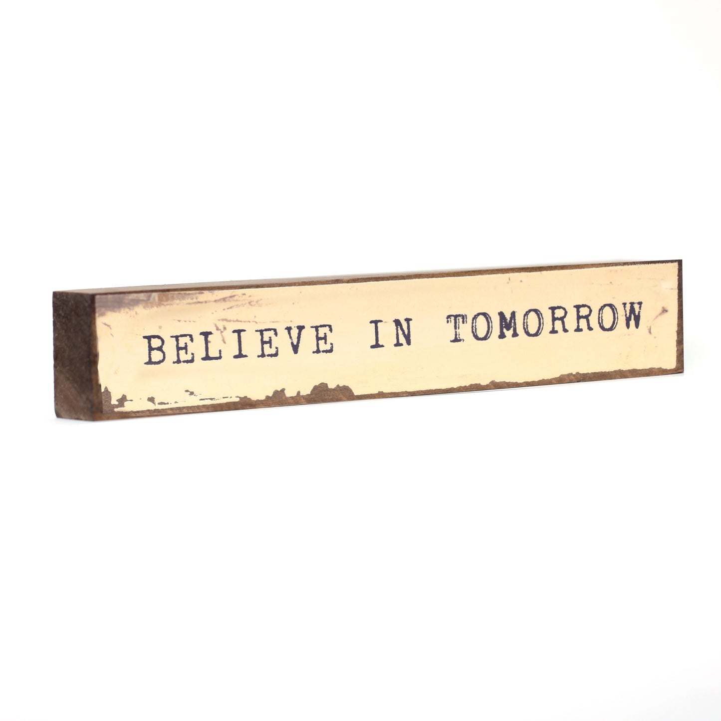 Shelf & Wall Art | Handmade Wood Block Inspirational Quote