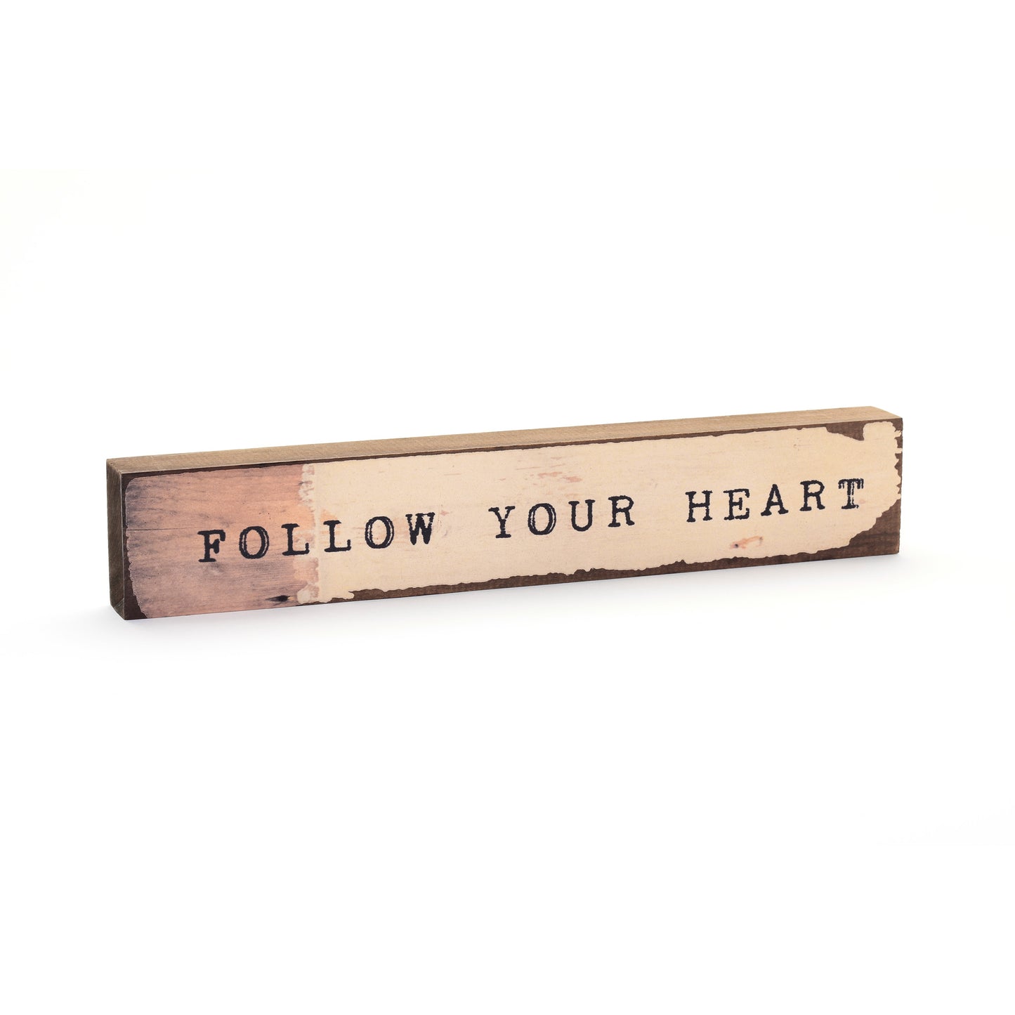 Shelf & Wall Art | Handmade Wood Block Inspirational Quote