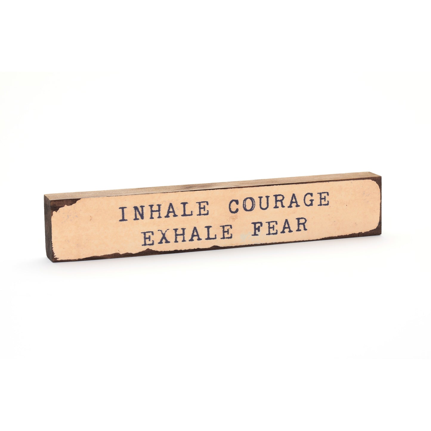 Shelf & Wall Art | Handmade Wood Block Inspirational Quote