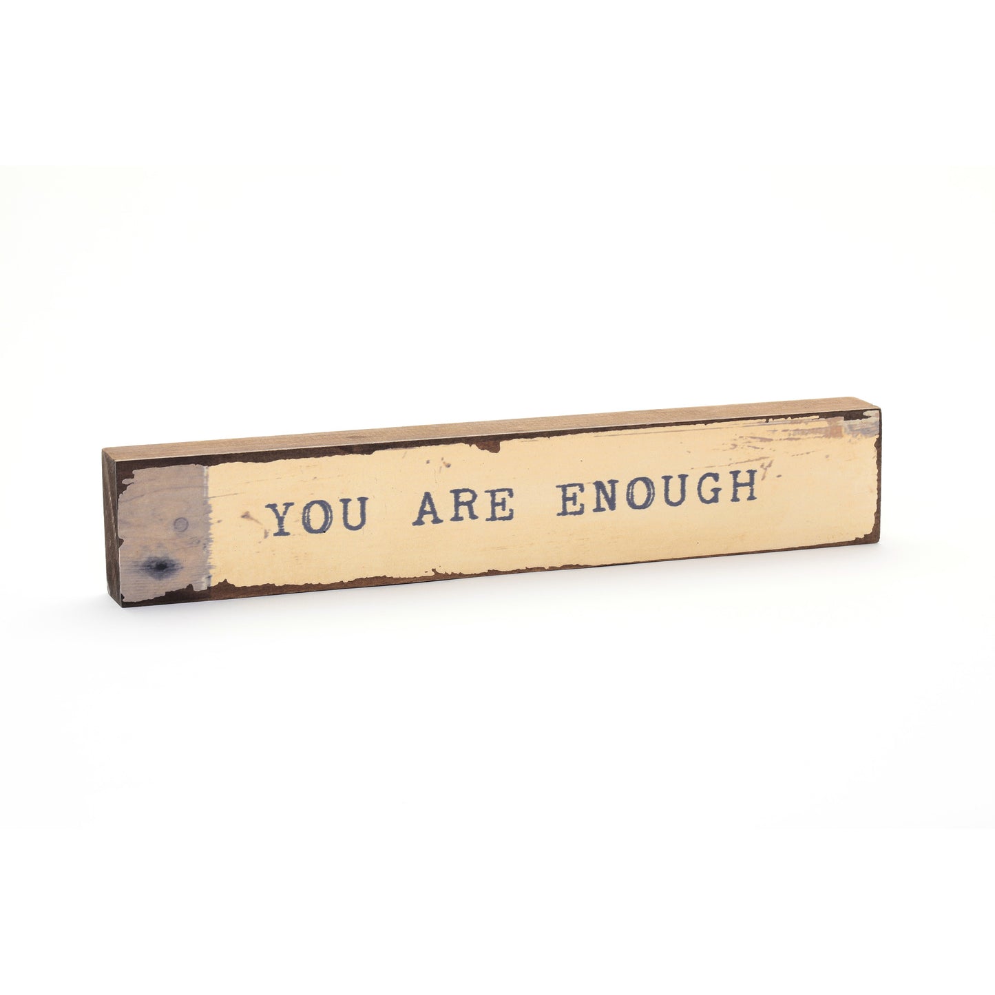 Shelf & Wall Art | Handmade Wood Block Inspirational Quote