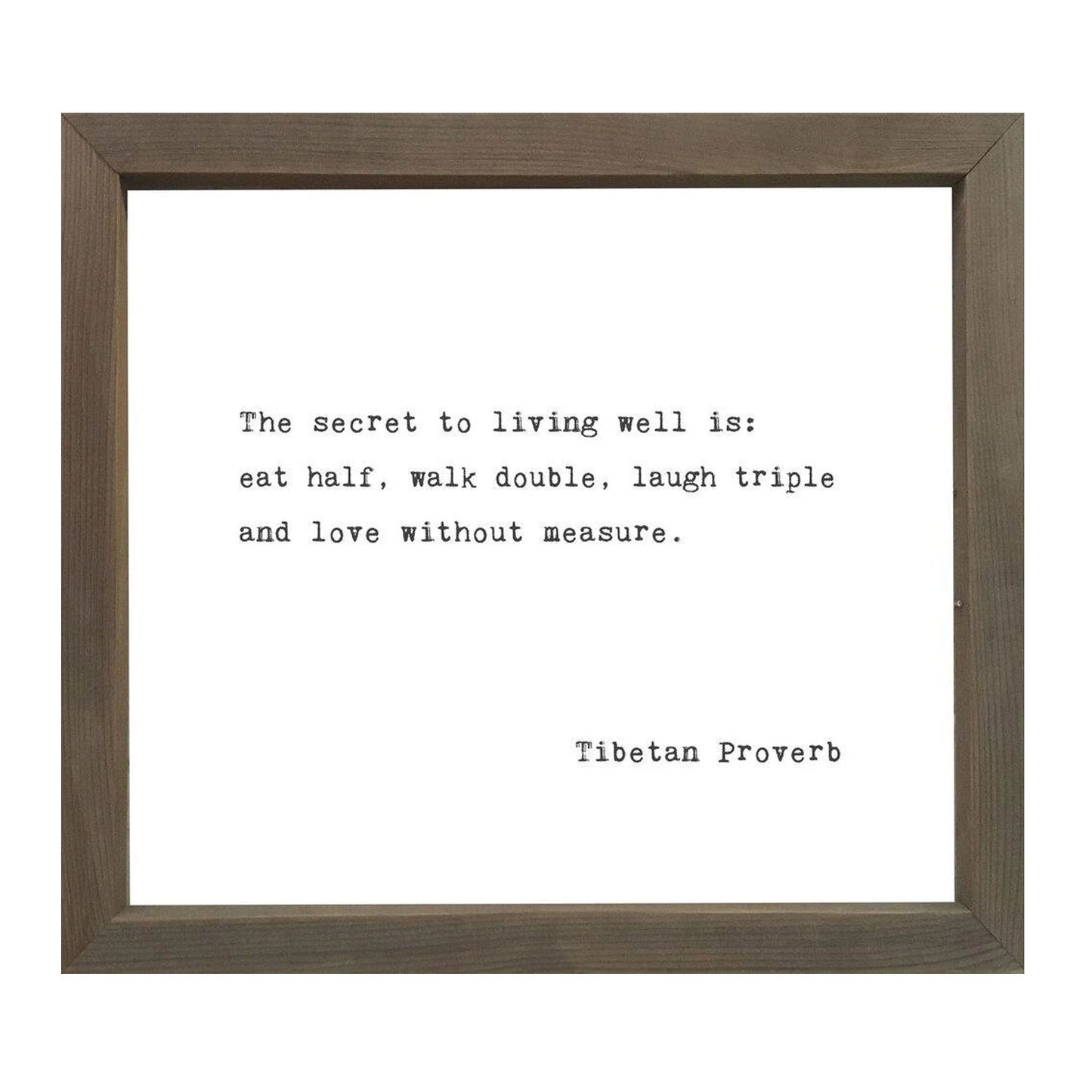Handmade Framed Sign | Home Decor With Inspirational Quote