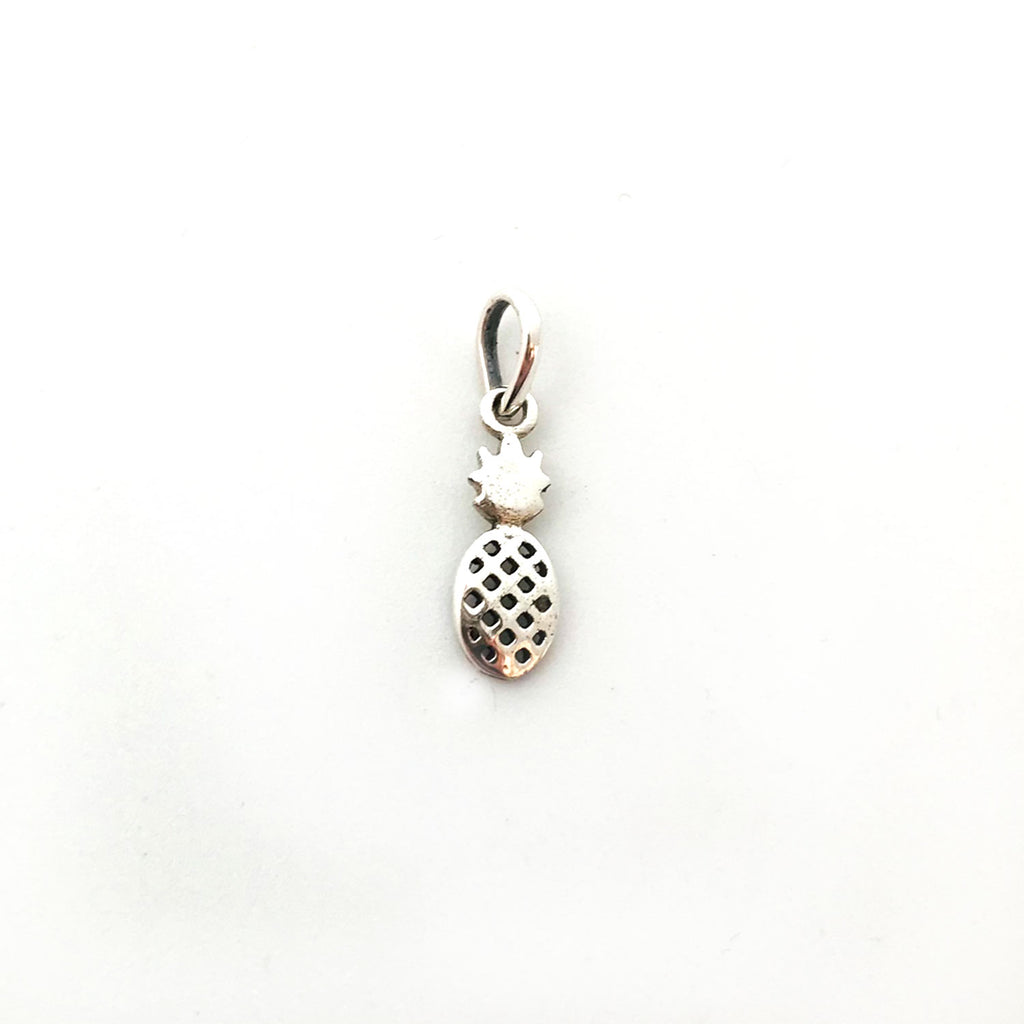 Twang & Pearl Sterling Silver Charm Pendant | Pineapple, Made in India