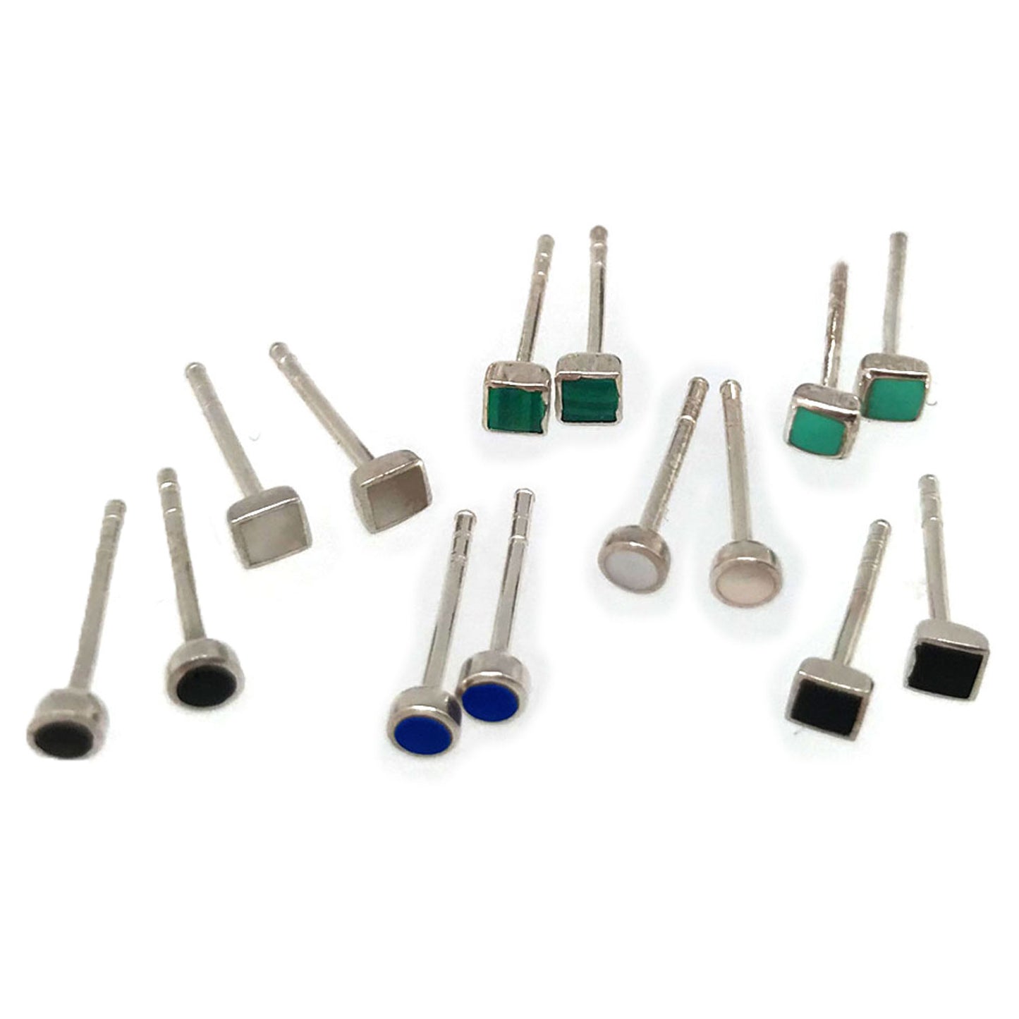 Twang & Pearl Sterling Studs Stone | Made in Thailand