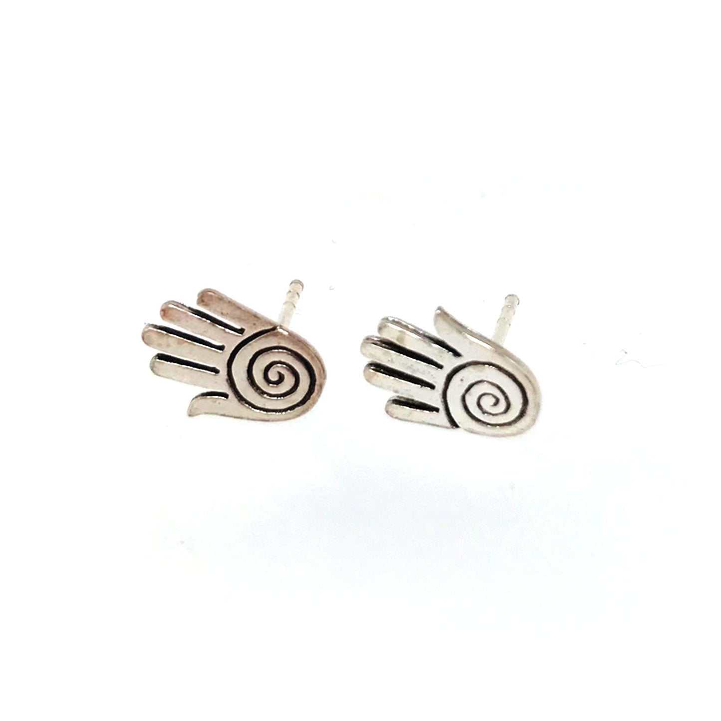 Twang & Pearl Sterling Studs Hamsa | Made in Thailand