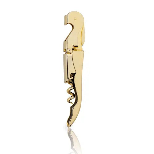 Viski Belmont Gold Signature Corkscrew | Stanless Steel 24K Gold Plated