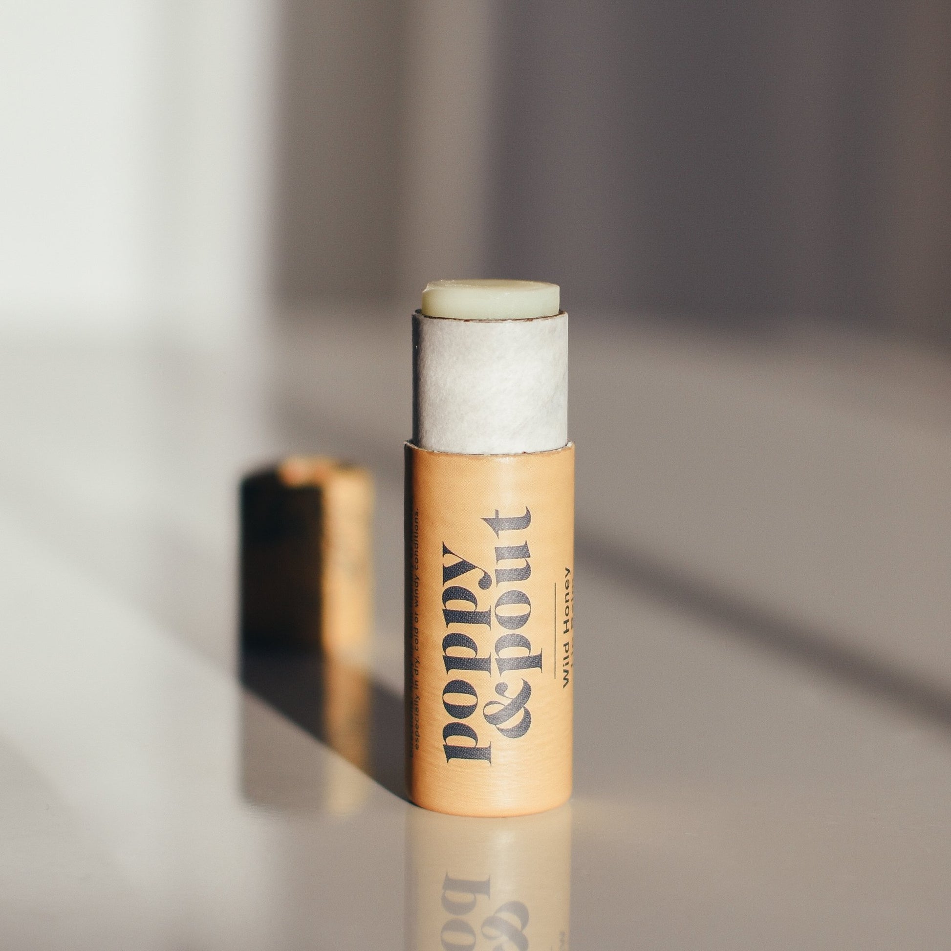 Poppy & Pout Lip Balm | Wild Honey, Natural, Cruelty-Free, Eco-Friendly