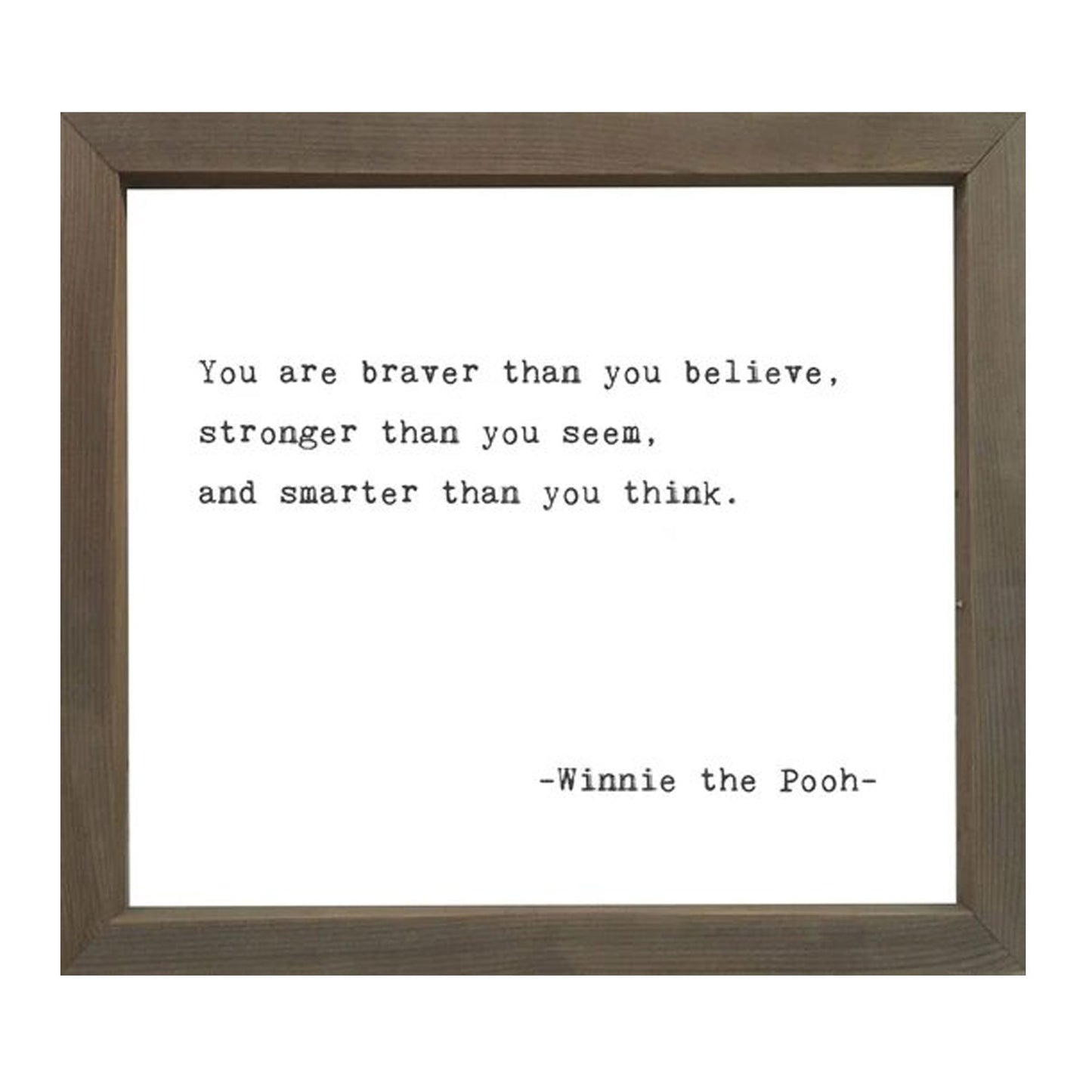 Handmade Framed Sign | Home Decor With Inspirational Quote