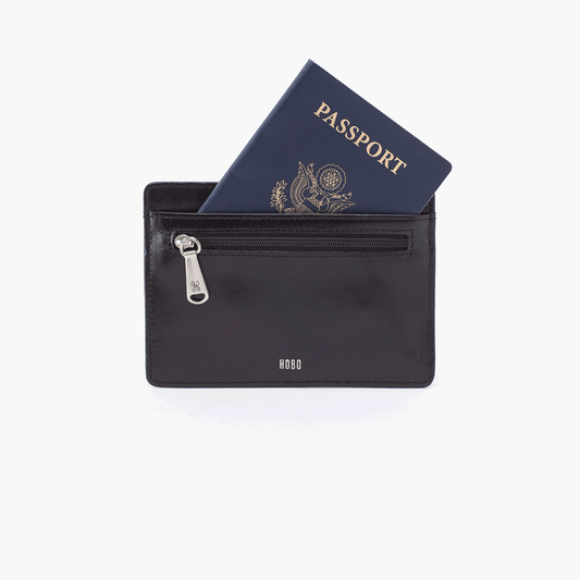 Hobo Wallet Euro Slide Black at Twang and Pearl