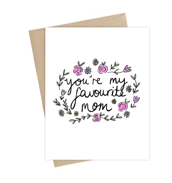 Little May Papery Mothers Day Card Favourite Mom