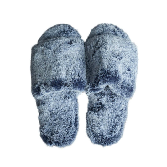 Lemon Slide Slippers Charcoal