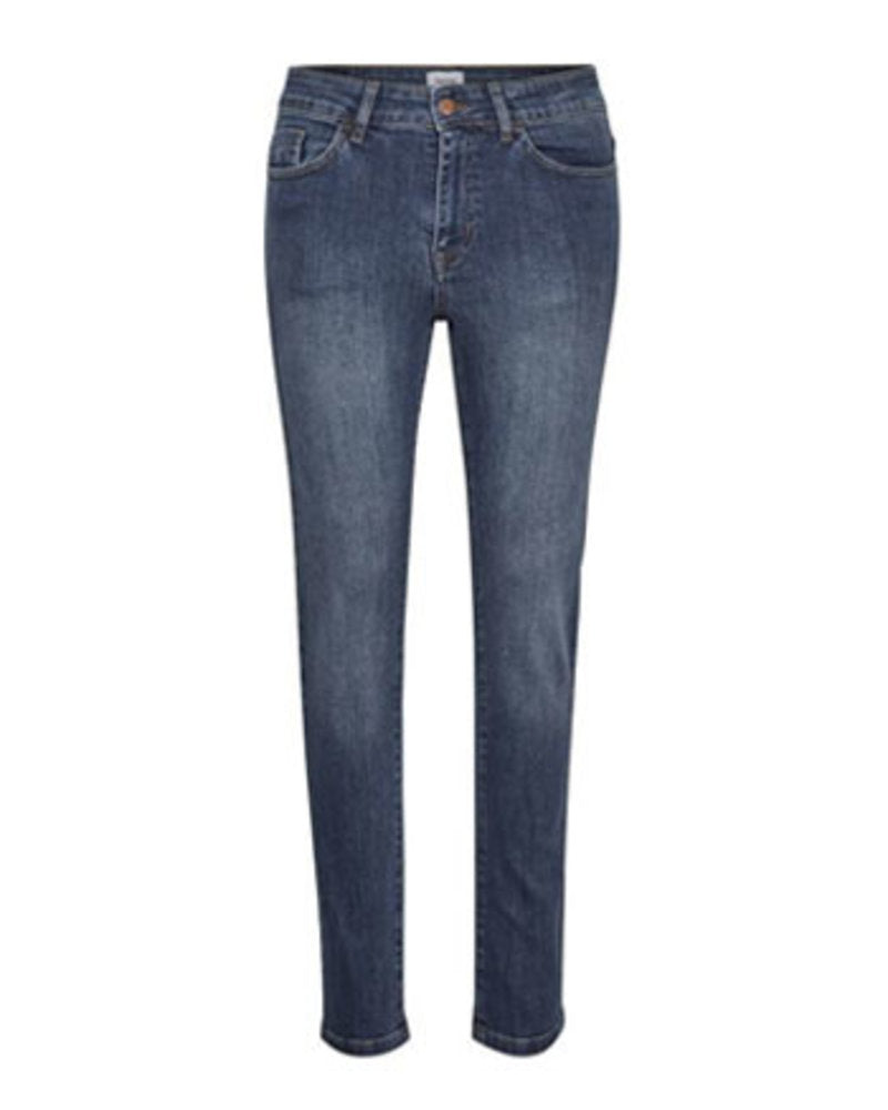 Saint Tropez Molly Jeans - Medium Blue Denim, Designed in Denmark