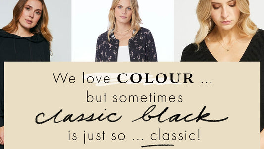 CLASSIC BLACK is just so ... classic!