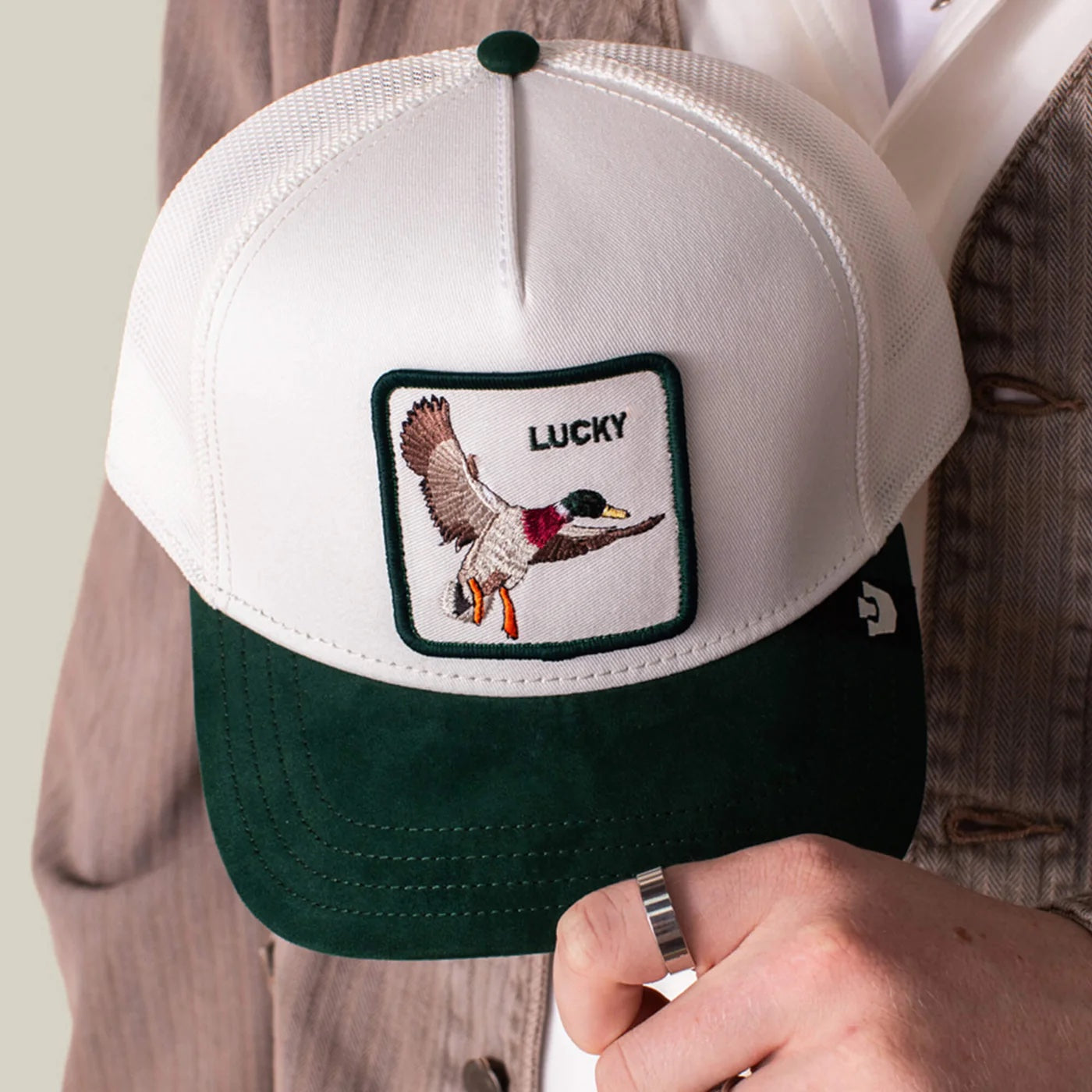 Trucker Hat - Suede Duck