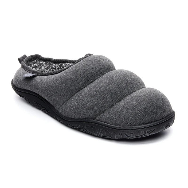 Bedroom Athletics Matt Jersey Puffa Mule Slipper | Charcoal