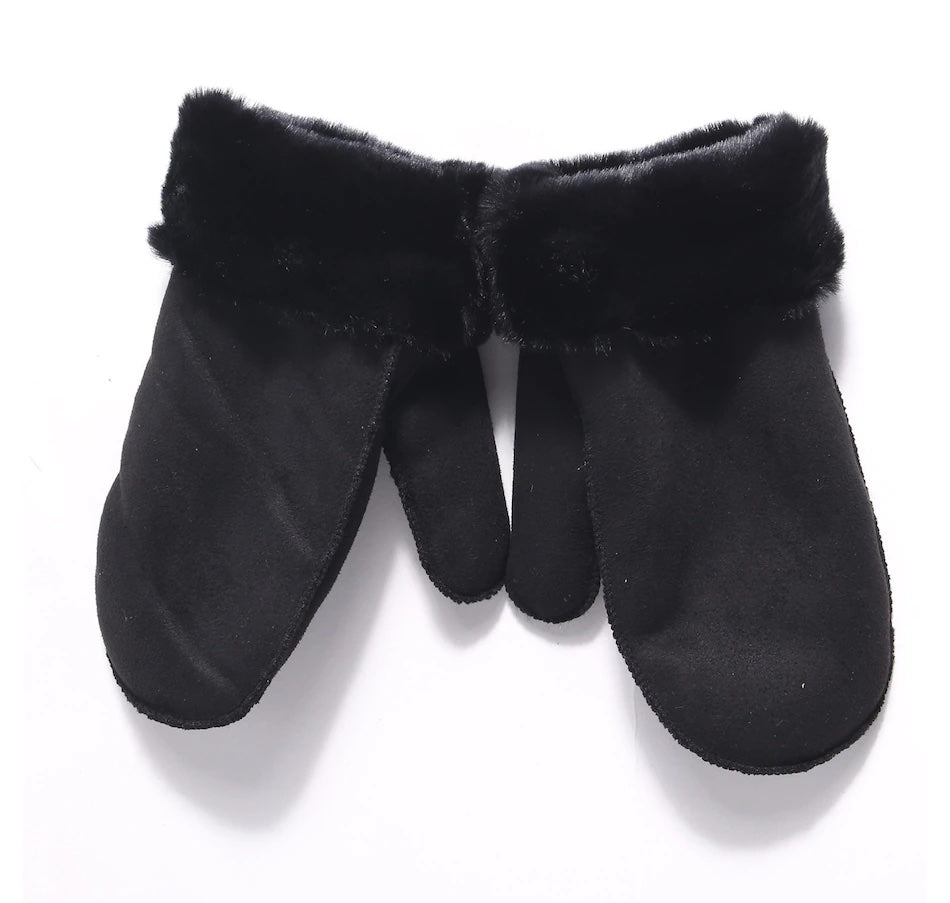 Parkhurst Shearling Mitt | Black, Made in Canada