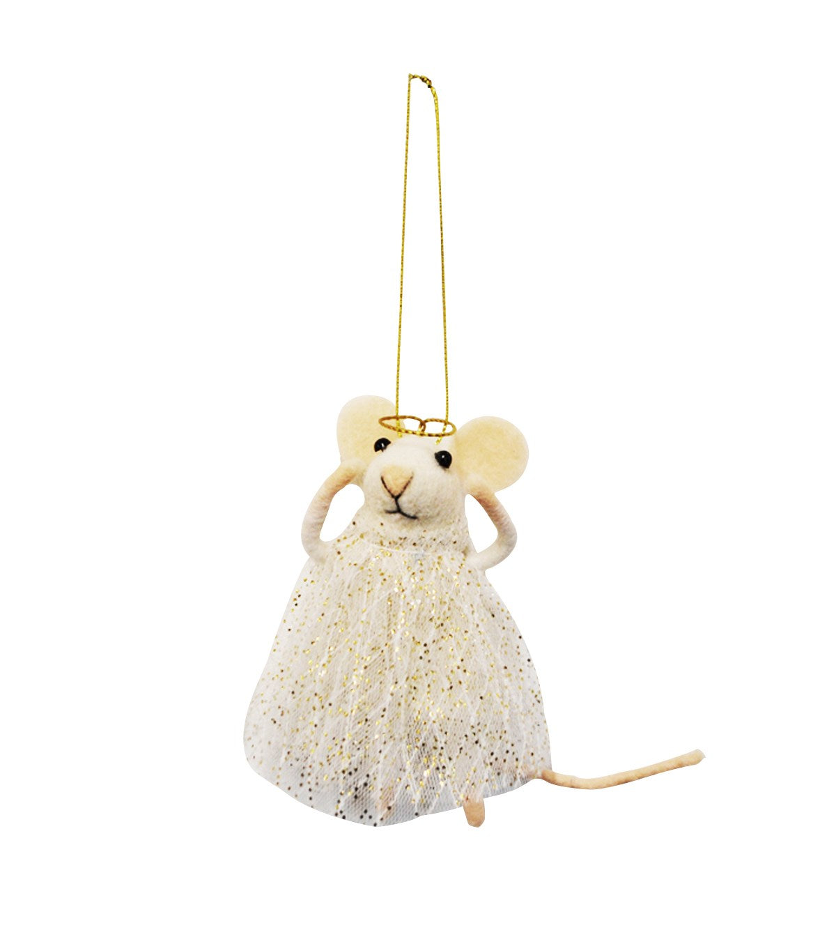 Wool Mouse Ornament - Angela Angel