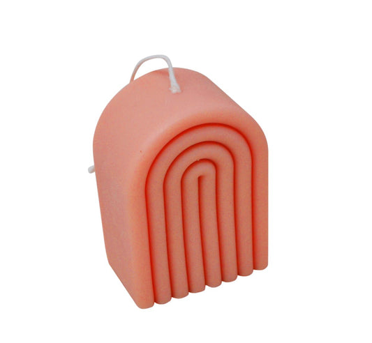 Rainbow Candle - Peach