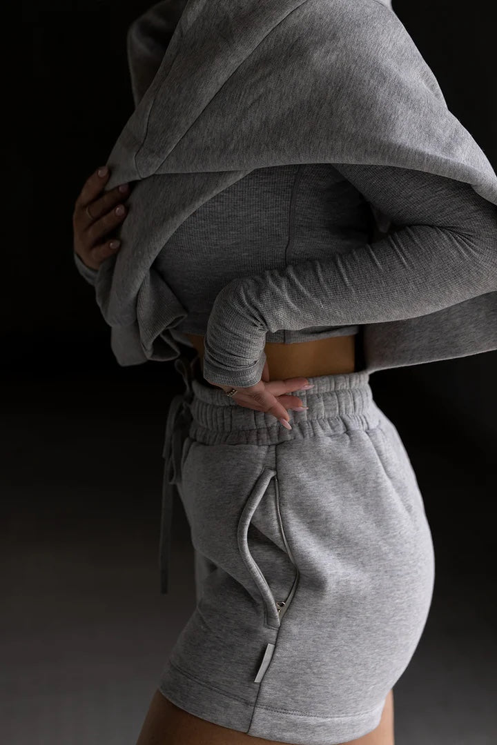 Après Actif Shorts | Cloud Grey, Designed in Toronto