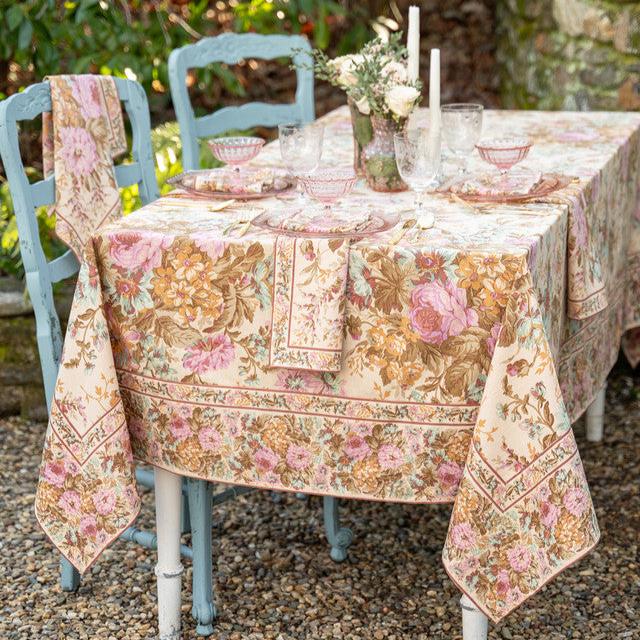 April Cornell Cotton Tablecloth | External Rose Antique