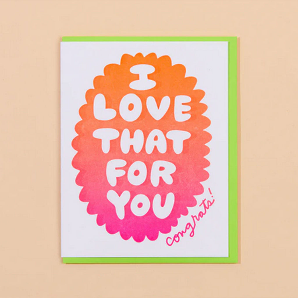 And Here We Are Congratulations Card | Love That For You