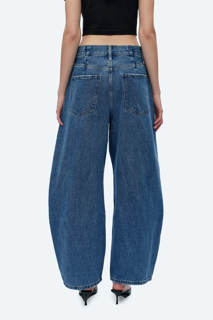 BAYEAS Katia Tailored Barrel Legged Denim Jeans | Stellar