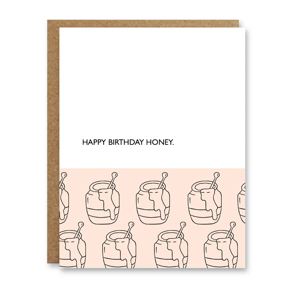 Boo To You - Birthday Card - Honey