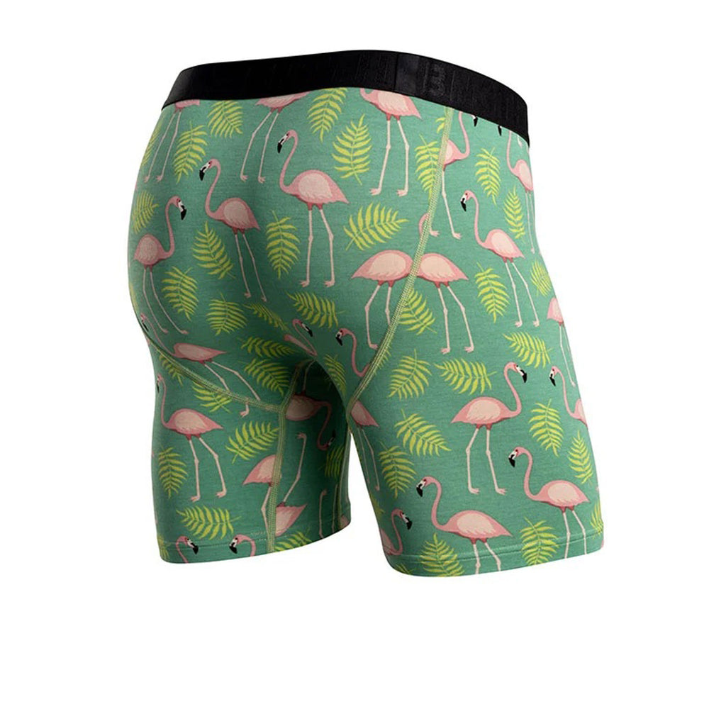 BN3TH Boxer Flamingos Spruce | Breathable, Lightweight, 3D Pouch