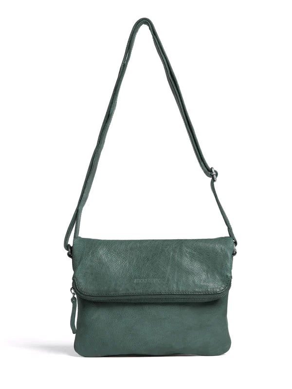 Sticks and Stones Bondi Bag, Sea Green | Genuine Leather