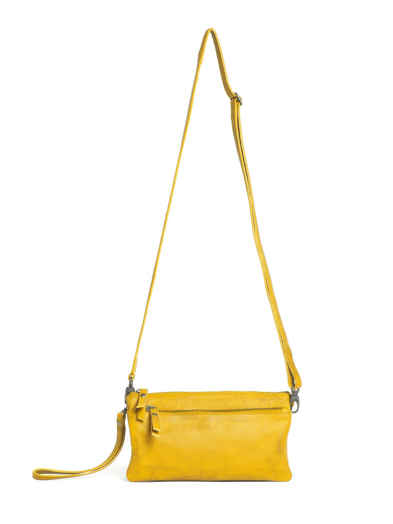 Sticks and Stones Bonito Bag, Sunflower Yellow | Genuine Leather