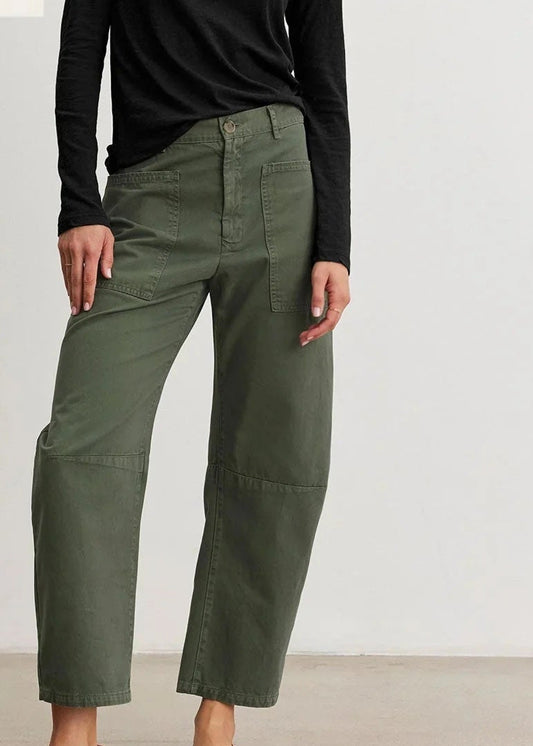 Sanctuary Brylie Sanded Twill Pant | Caper, Made in the USA
