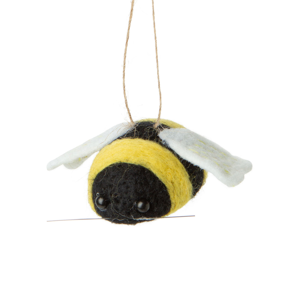 Felted Ornament | Bumble Bee